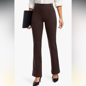 Dress Pants w/Pockets Stretchy Business Casual Work Pants Slacks for Office